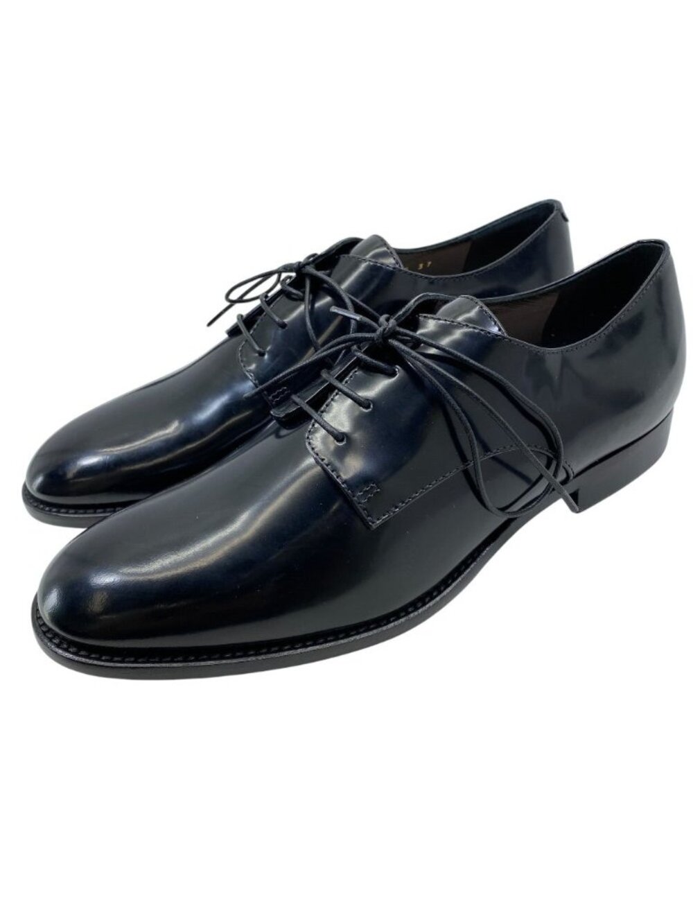 Dior Lace Up Shoes Derby Leather Black Business Classic